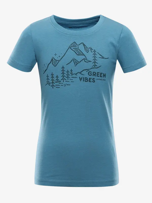 ALPINE PRO Children's T-shirt made of organic cotton ALPINE PRO NATURO blue