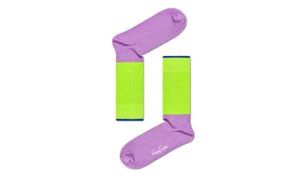 Happy Socks Чорапи - Happy Socks I Am Blocked Purple
