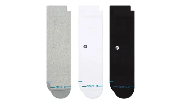 Stance Чорапи - Stance Icon Crew, комплект от 3