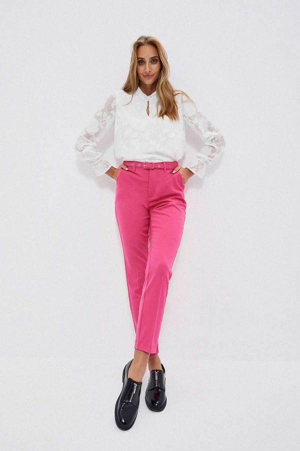Moodo Cigarette trousers with belt