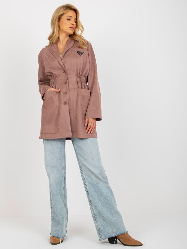 LAKERTA Coat-LK-PL-509128.19-dark pink