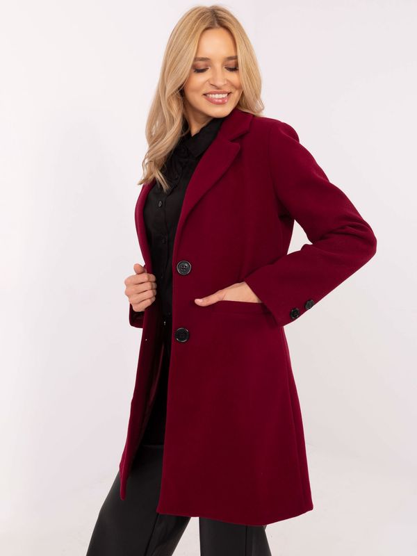 Och Bella Coat-TW-PL-BI-25533.18-burgundy