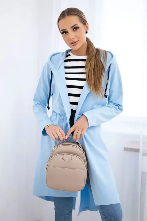 Kesi Coat with a longer azure back