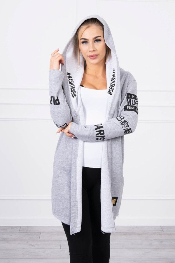 marka niezdefiniowana Coat with light gray subtitles