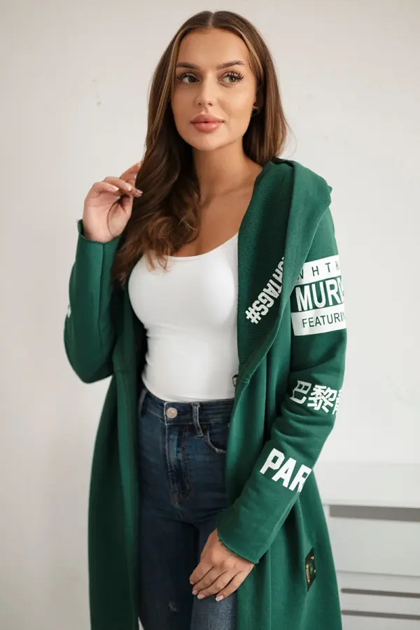 Kesi Coatee with green subtitles