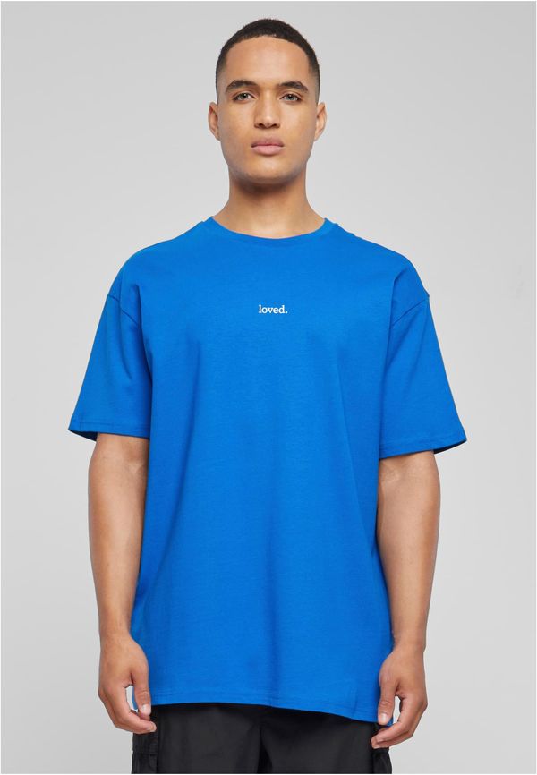 Merchcode Cobalt Blue Love Heavy Oversized T-Shirt