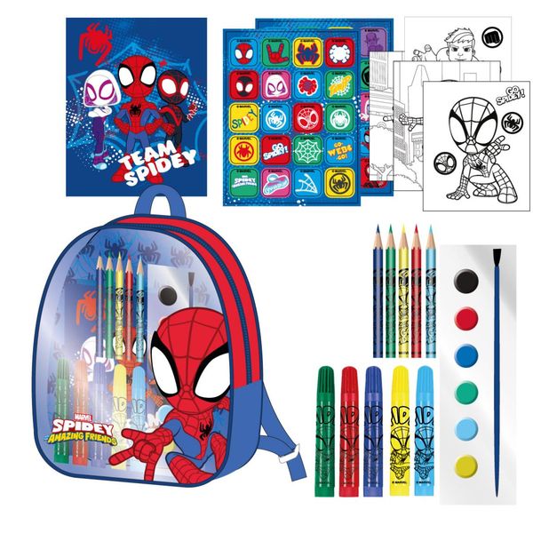 SPIDEY COLOREABLE BACKPACK SPIDEY