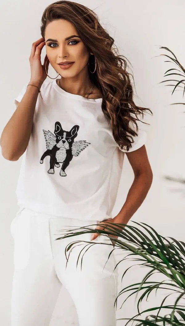 Cocomore Comore's white t-shirt amgTS290e.R01