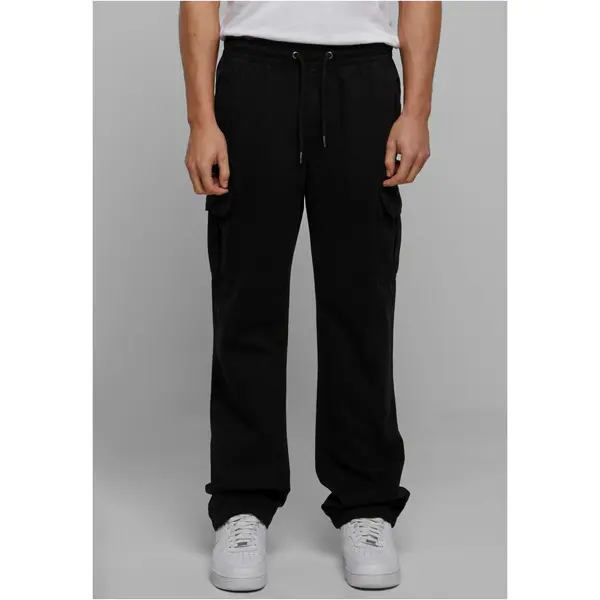 Urban Classics Cotton Cargo Pants Black