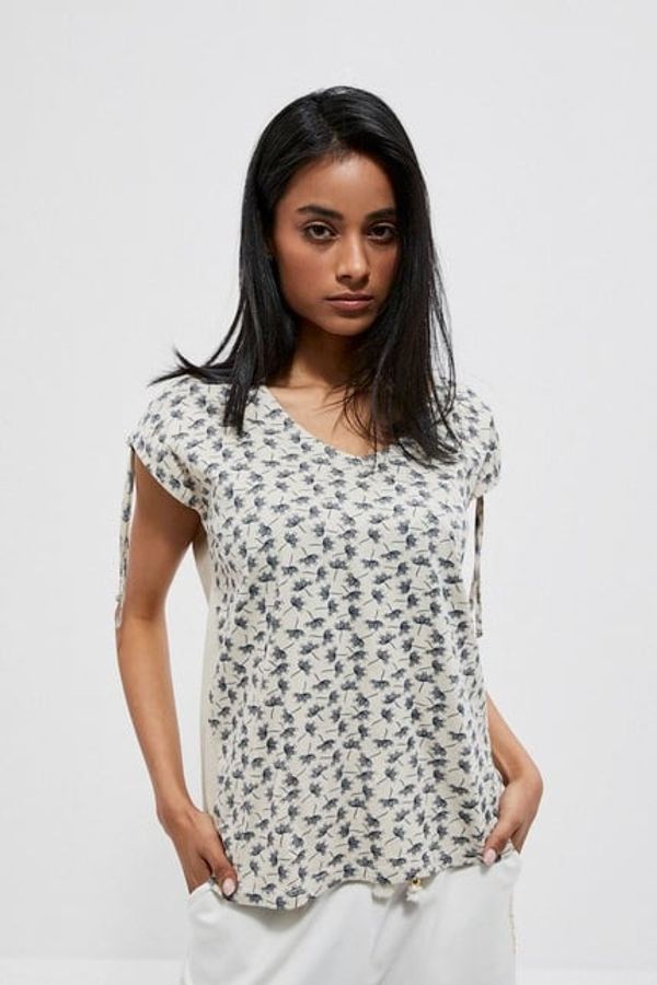 Moodo Cotton T-shirt with adjustable sleeves