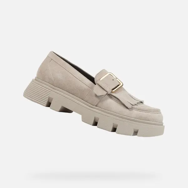 GEOX Cream women's moccasins Geox Vilde - Women's