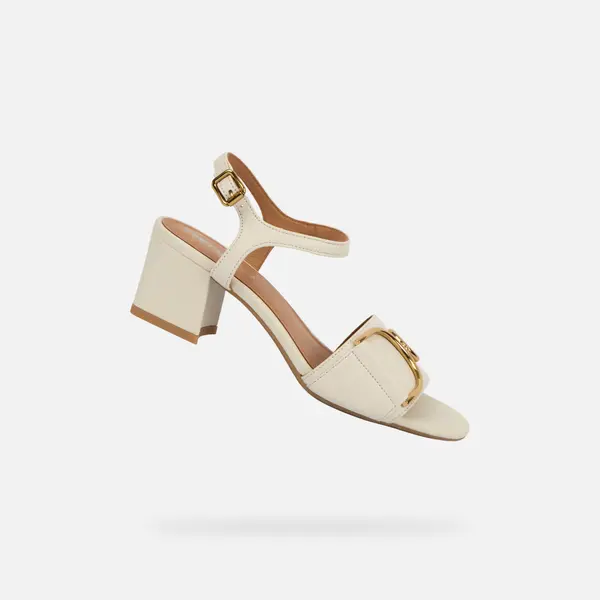 GEOX Cream Women's Sandals Geox New Eraklia 50 - Women's