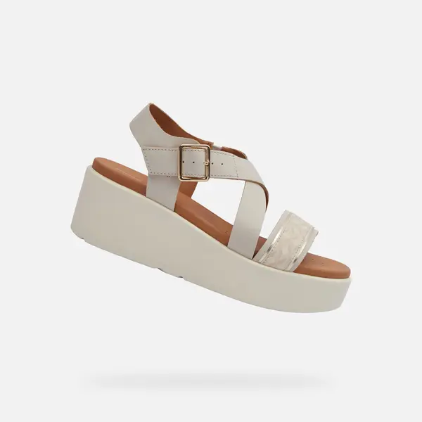 GEOX Cream women's sandals Geox Xand 2.2S - Women's