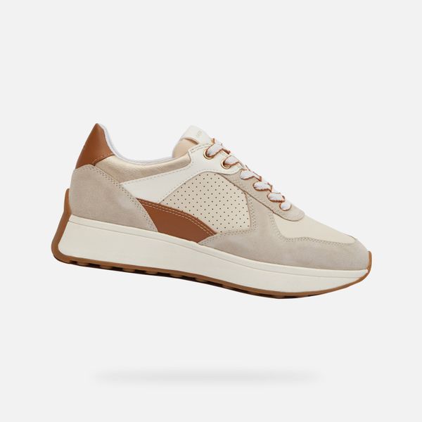 GEOX Cream women's sneakers Geox Amabel - Women's