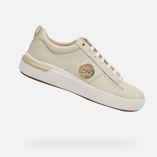 GEOX Cream women's sneakers Geox Dalyla - Women's