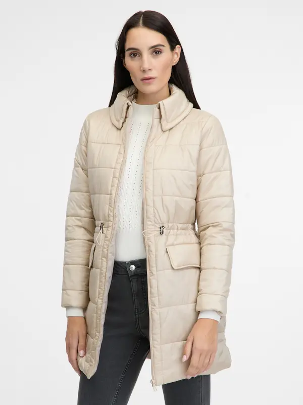 Orsay Cream Women's Winter Jacket ORSAY - Women's