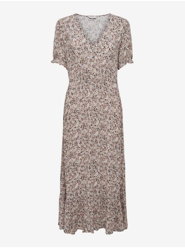 Only Creamy women's floral maxi dress ONLY Chianti - Women