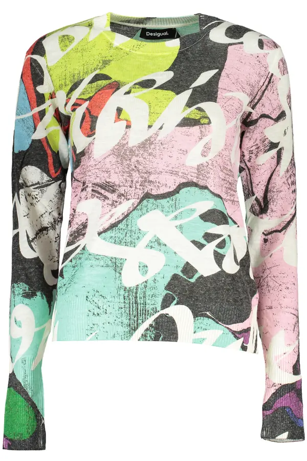 DESIGUAL Цветен пуловер Desigual