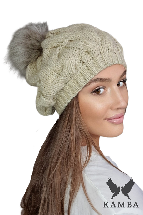 Kamea Дамска барета. Kamea Kamea_Beret_K.14.002.25_Honey