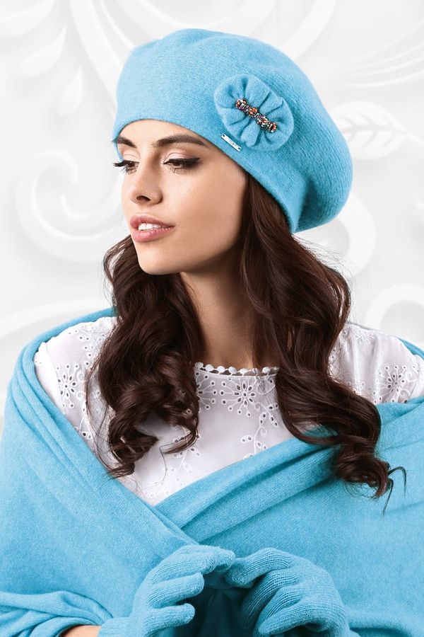 Kamea Дамска барета. Kamea Kamea_Beret_K.18.012.44_Turquoise_Melange