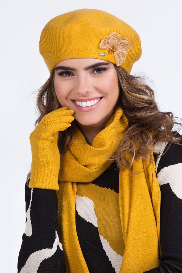 Kamea Дамска барета. Kamea Kamea_Beret_K.20.076.25_Mustard