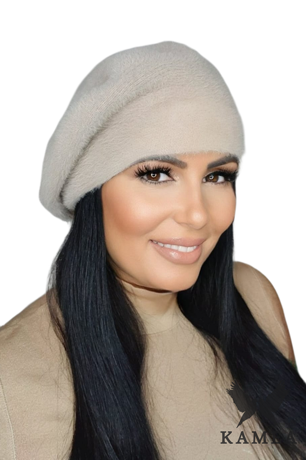 Kamea Дамска барета. Kamea Kamea_Beret_K.22.004.04_Dark_Beige