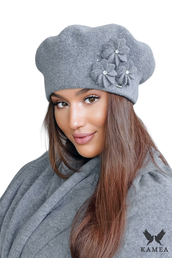 Kamea Дамска барета. Kamea Kamea_Beret_K.22.020.41_Silver