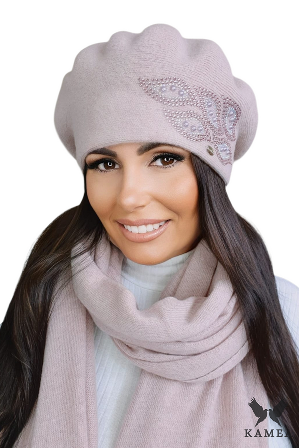 Kamea Дамска барета. Kamea Kamea_Beret_K.22.047.09_Pink
