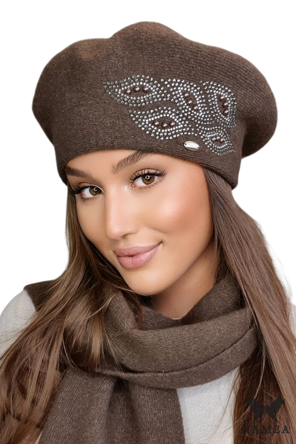 Kamea Дамска барета. Kamea Kamea_Beret_K.22.047.31_Brown