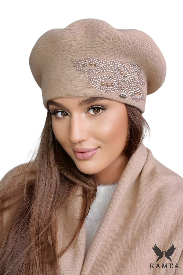 Kamea Дамска барета. Kamea Kamea_Beret_K.22.047.57_Camel