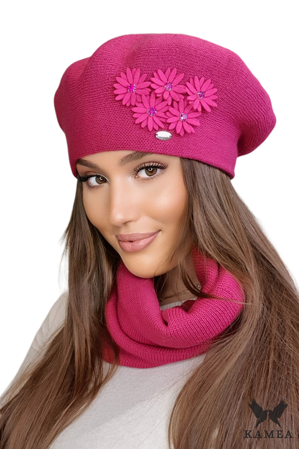 Kamea Дамска барета. Kamea Kamea_Beret_K.22.051.30_Fuchsia