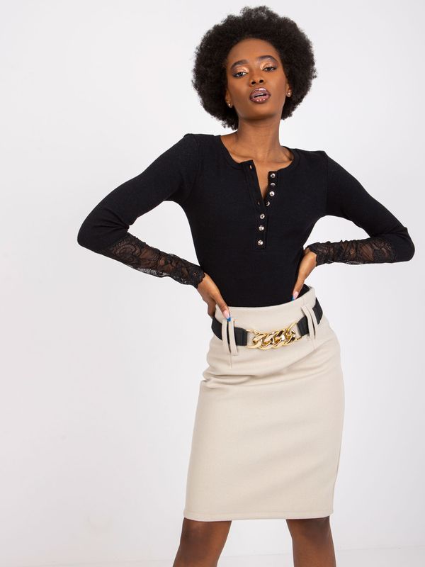 Fashionhunters Дамска блуза Fashionhunters Buttoned