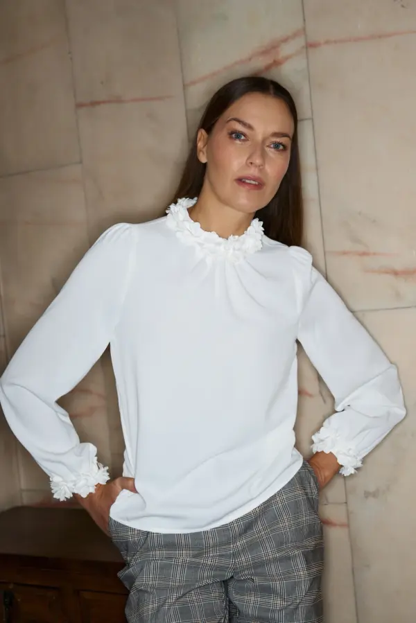 Marisse Дамска блуза Marisse бяла