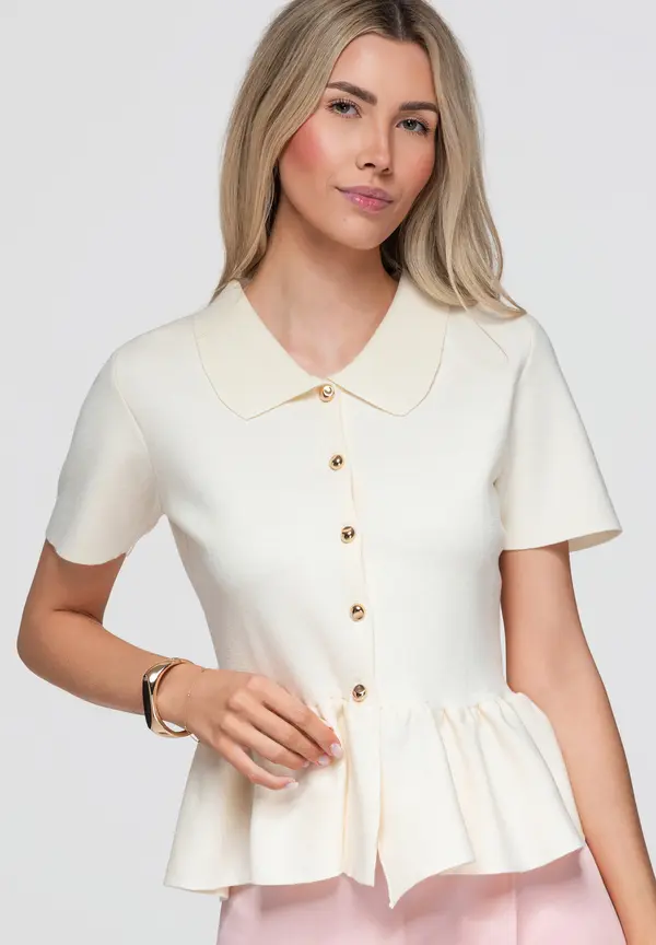 Ombre Дамска блуза Ombre Peplum