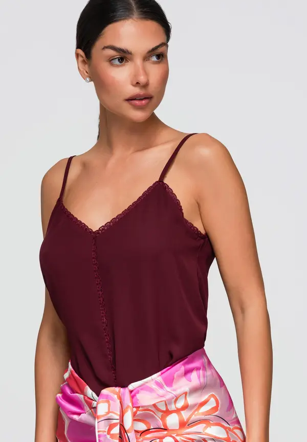 Ombre Дамска блуза Ombre с презрамки