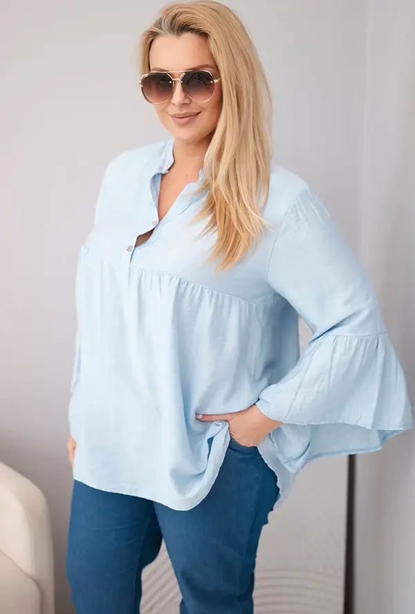 Kesi Włoski Дамска блуза с волани