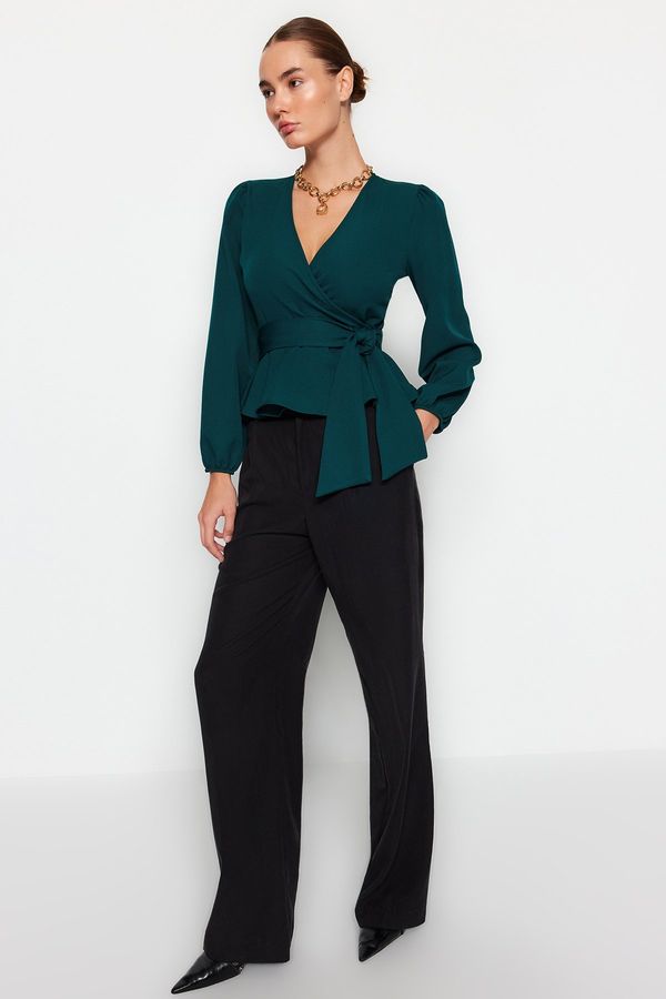 Trendyol Дамска блуза Trendyol Belted