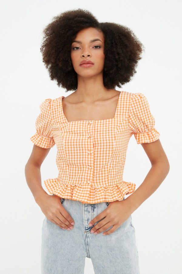 Trendyol Дамска блуза Trendyol Buttoned