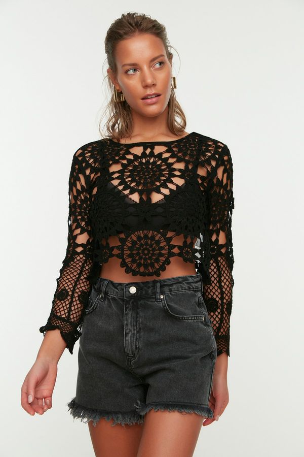 Trendyol Дамска блуза Trendyol Knitted