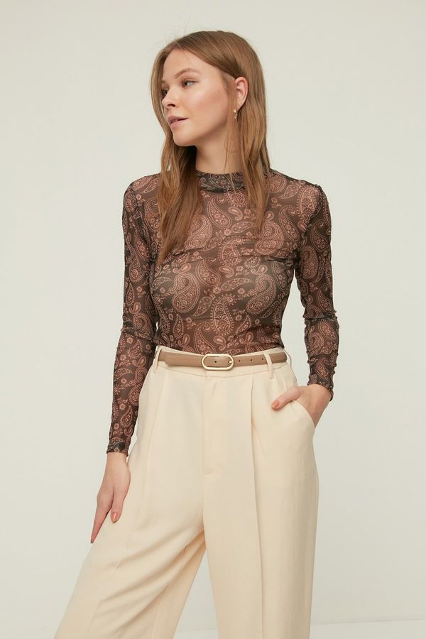 Trendyol Дамска блуза Trendyol Leopard