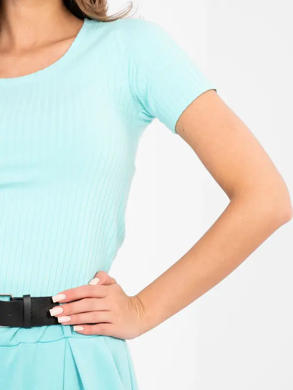 RUE PARIS Дамска блуза в цвят мента