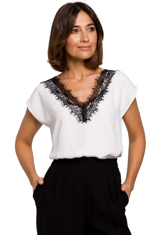 Stylove Дамска блуза. Stylove Lace detailed