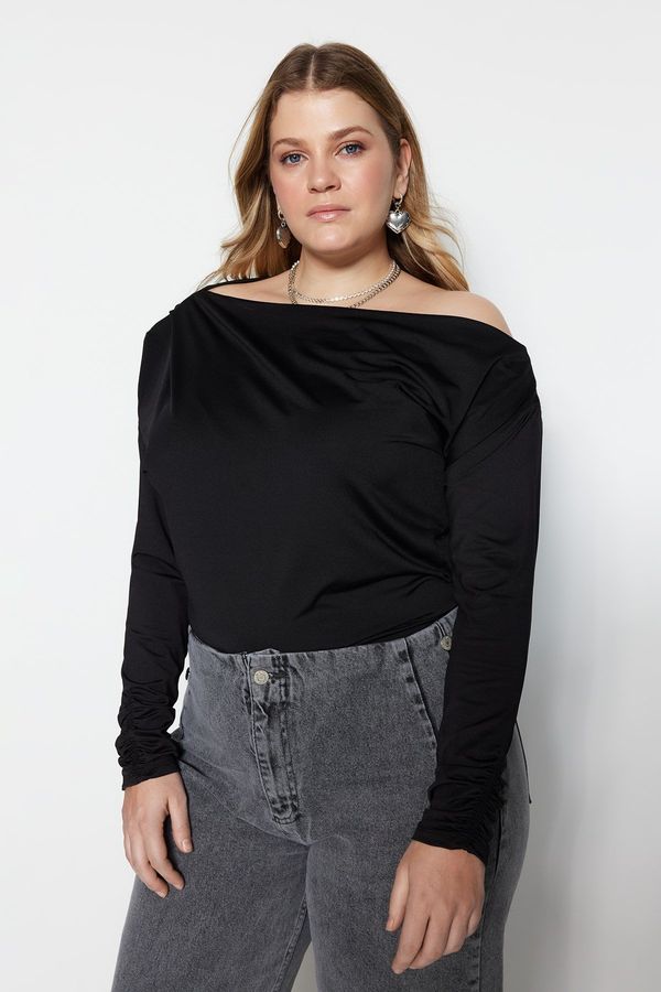 Trendyol Дамска блуза. Trendyol Curve