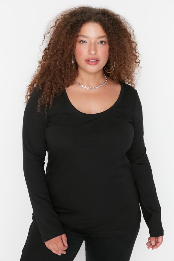 Trendyol Дамска блуза. Trendyol Curve