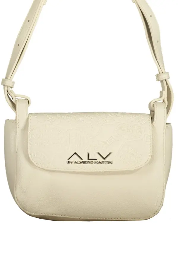 ALV BY ALVIERO MARTINI Дамска бяла чанта ALV от Alviero Martini