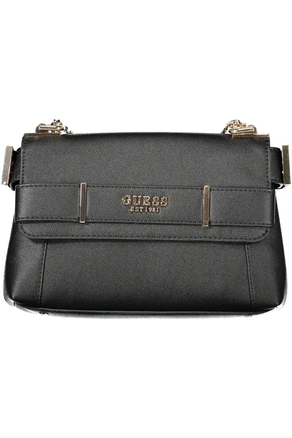 GUESS JEANS Дамска чанта GUESS черна