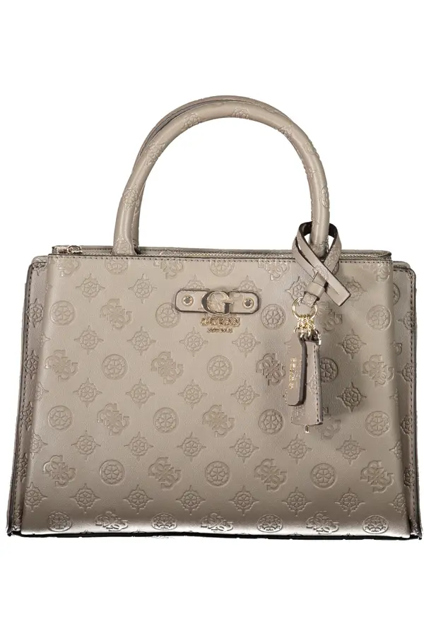 GUESS JEANS Дамска чанта GUESS Jeans кафява