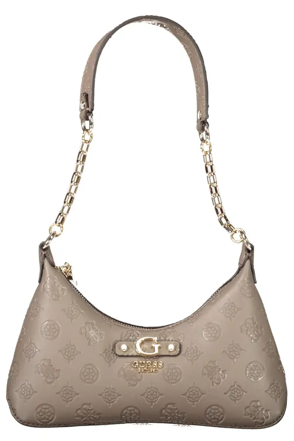 GUESS JEANS Дамска чанта GUESS кафява