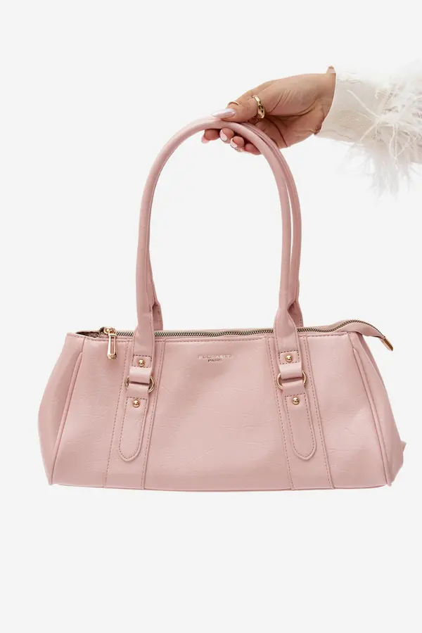 FLORA & CO Дамска чанта от имитация на кожа Flora&amp;Co в розово