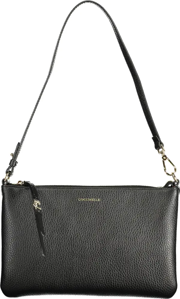 COCCINELLE Дамска чанта за през рамо, черна